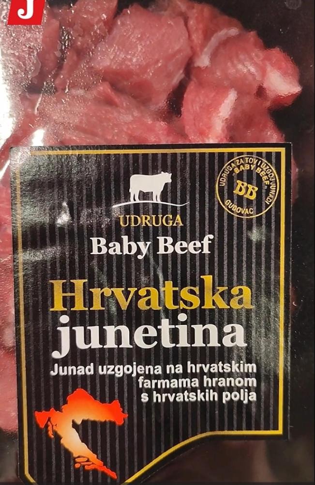 Svježi domaći juneći vrat 1kg