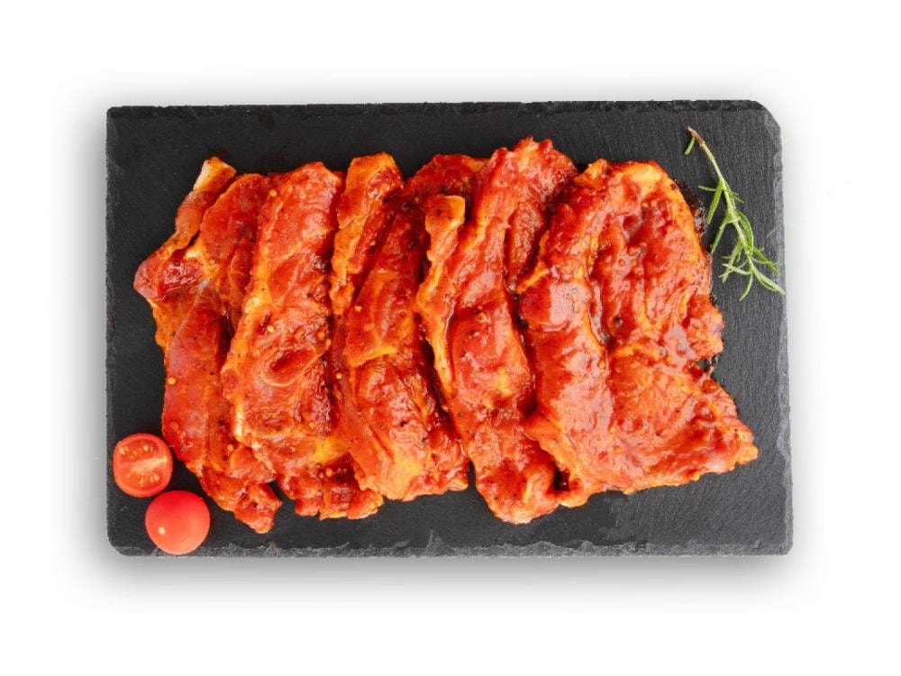 Svježa marinirana svinjski vrat cca 800 g