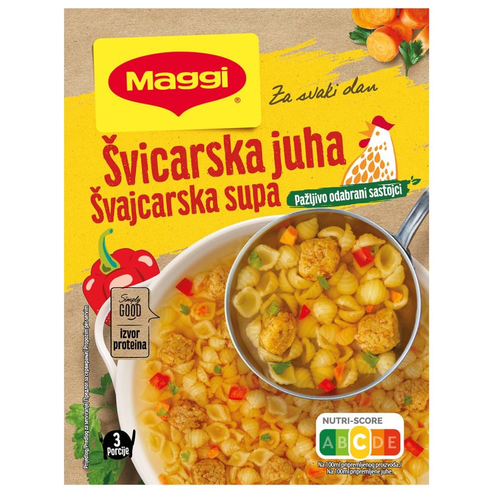 Maggi instant juha švicarska 2 x 49 g Maggi