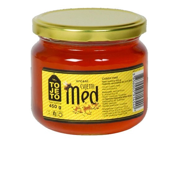 Tojeto cvjetni med 450 g