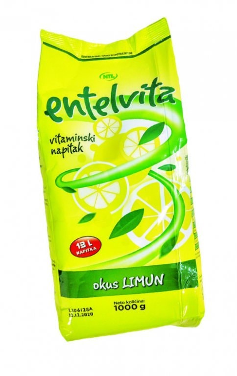 Entelvita instant napitak naranča, limun 1kg