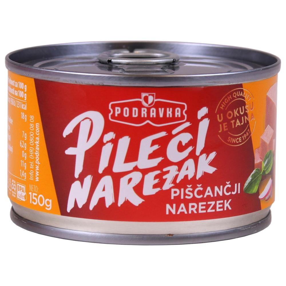 Mesni, pileći ili pureći narezak 150g