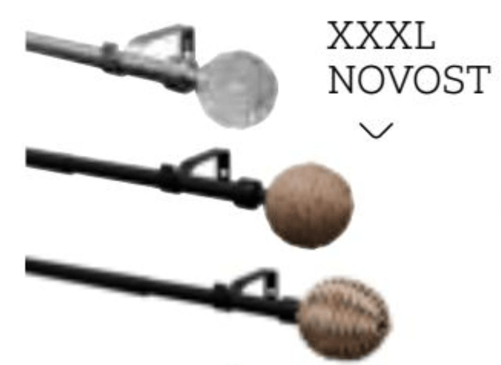 Jednostruka karniša 120-210 cm