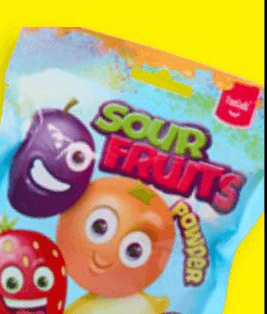 Sour fruits 10x8 g