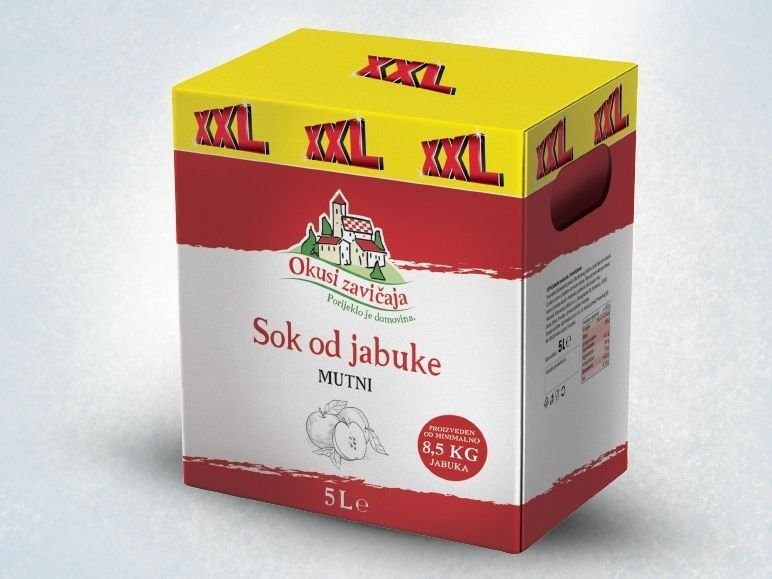Prirodni sok od jabuke xxl 5 L