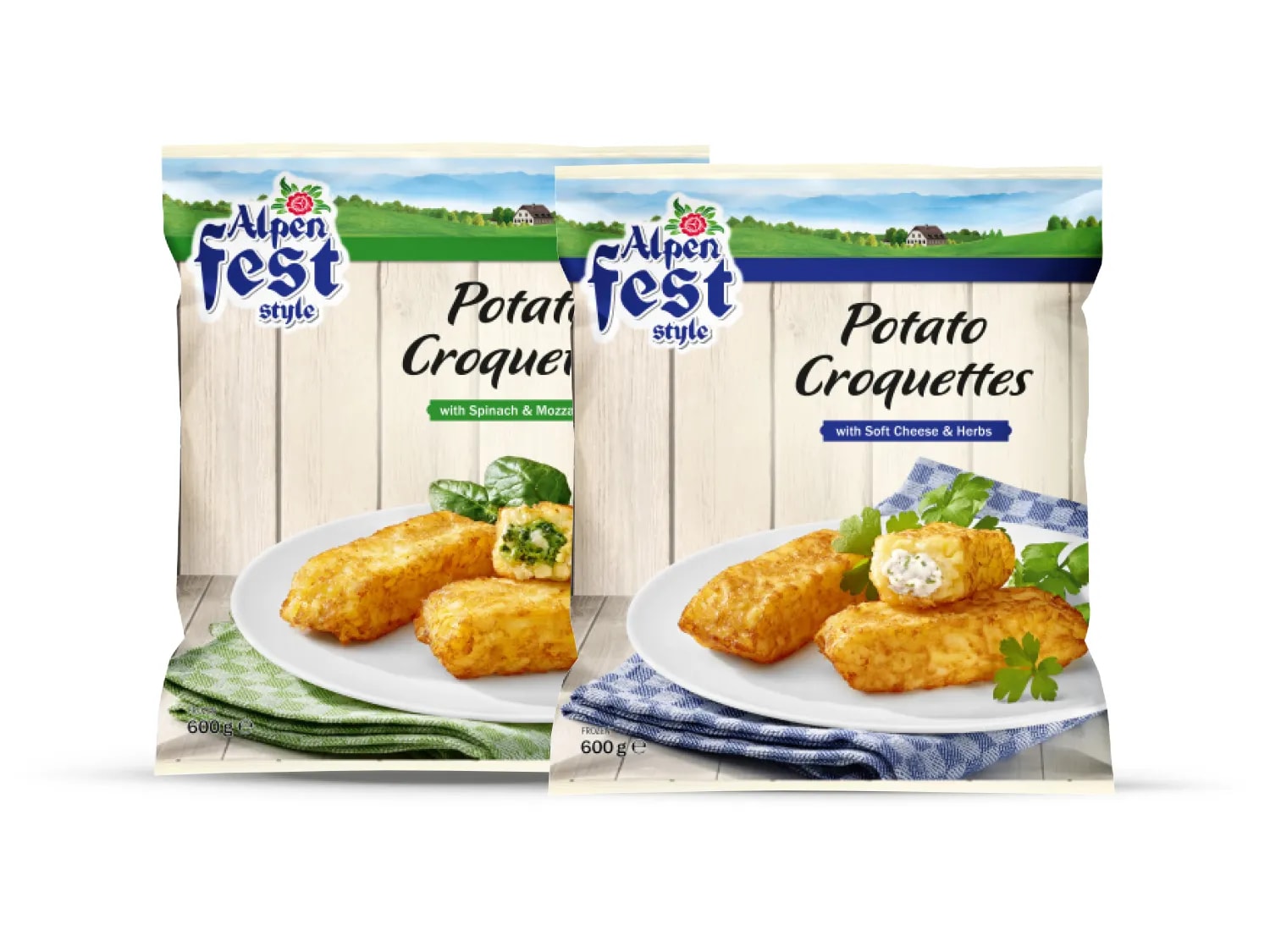 Kroketi od krumpira s punjenjem 600 g