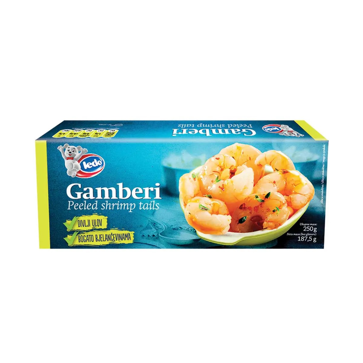 Ledo gamberi 250 g