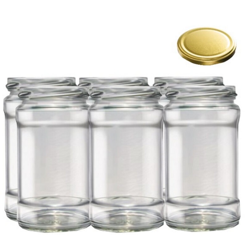 Staklena tegla + poklopac 720 ml, 6/1