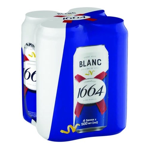Pivo 1664 blanc 4 x 0,5 L