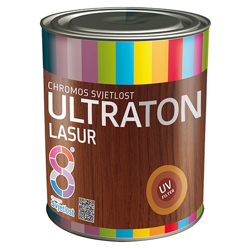 Visoko transparentni lazurni premaz za drvo ultraton 2.5 l