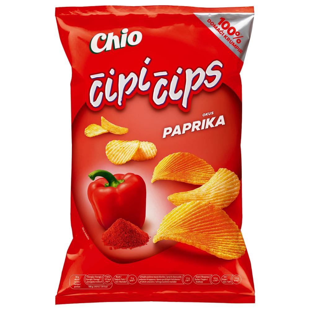Čips paprika 120 g