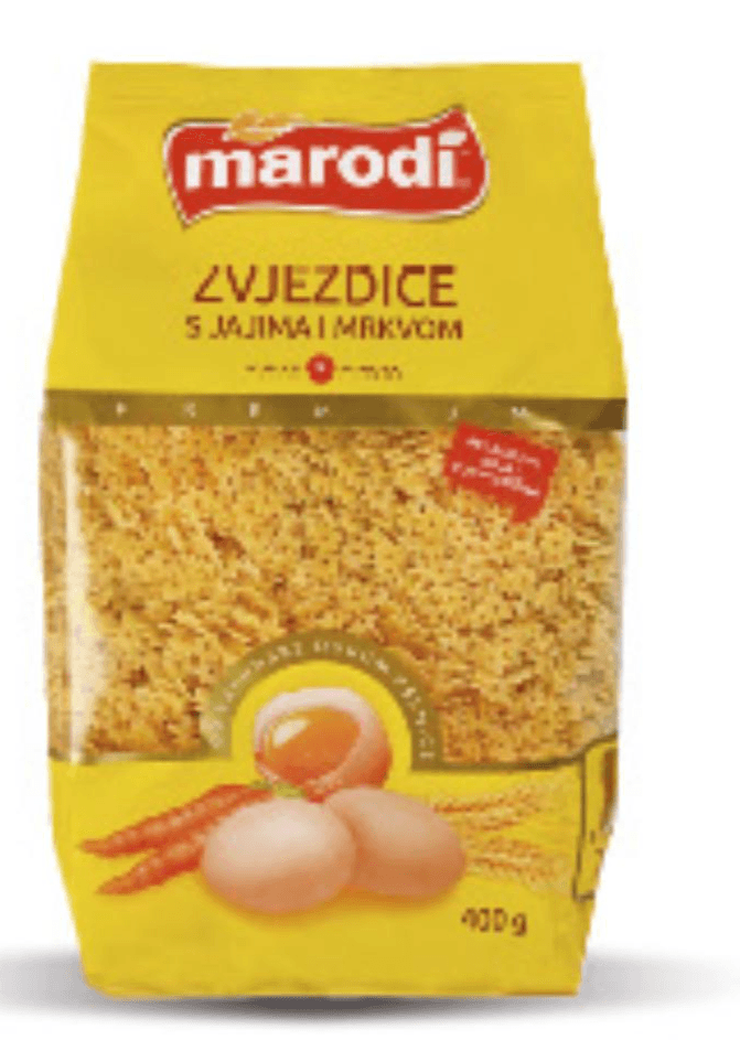 Tjestenina s jajima i mrkvom 400g