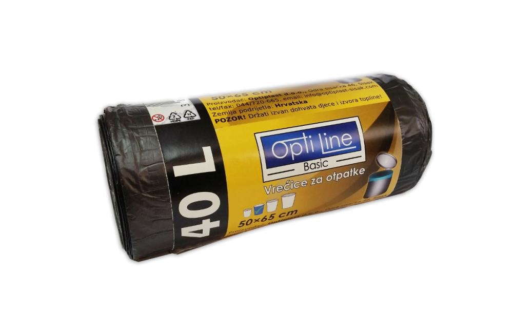 Vreće za smeće 15 kom, 40l