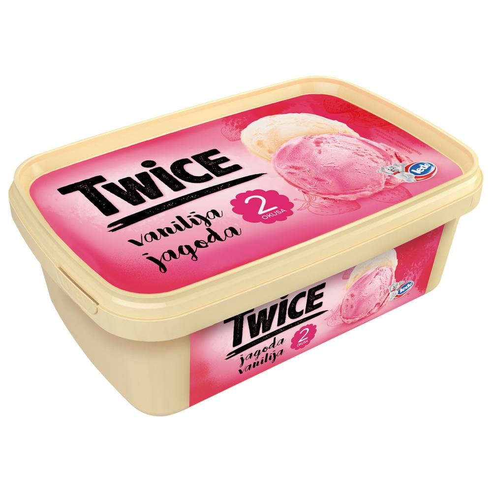 Sladoled twice 1000 ml Ledo