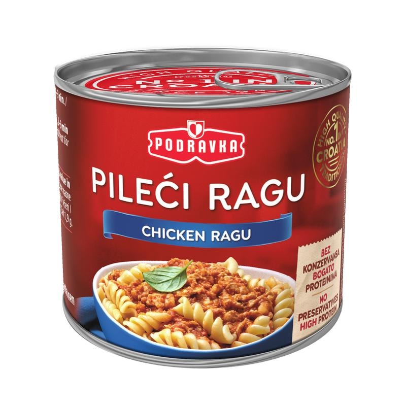 Mesni ili pileći ragu podravka 200g