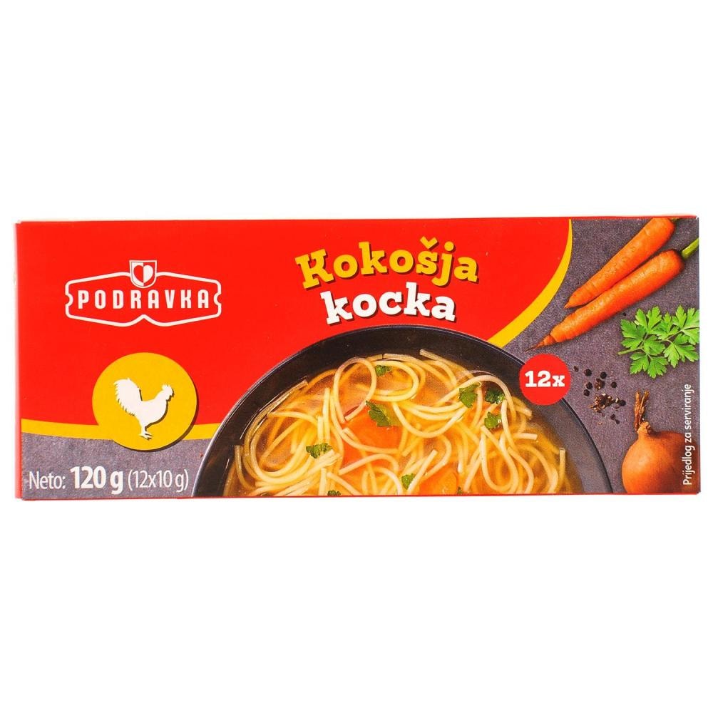 Podravka kokošja kocka 2 kom (80 g svaki)