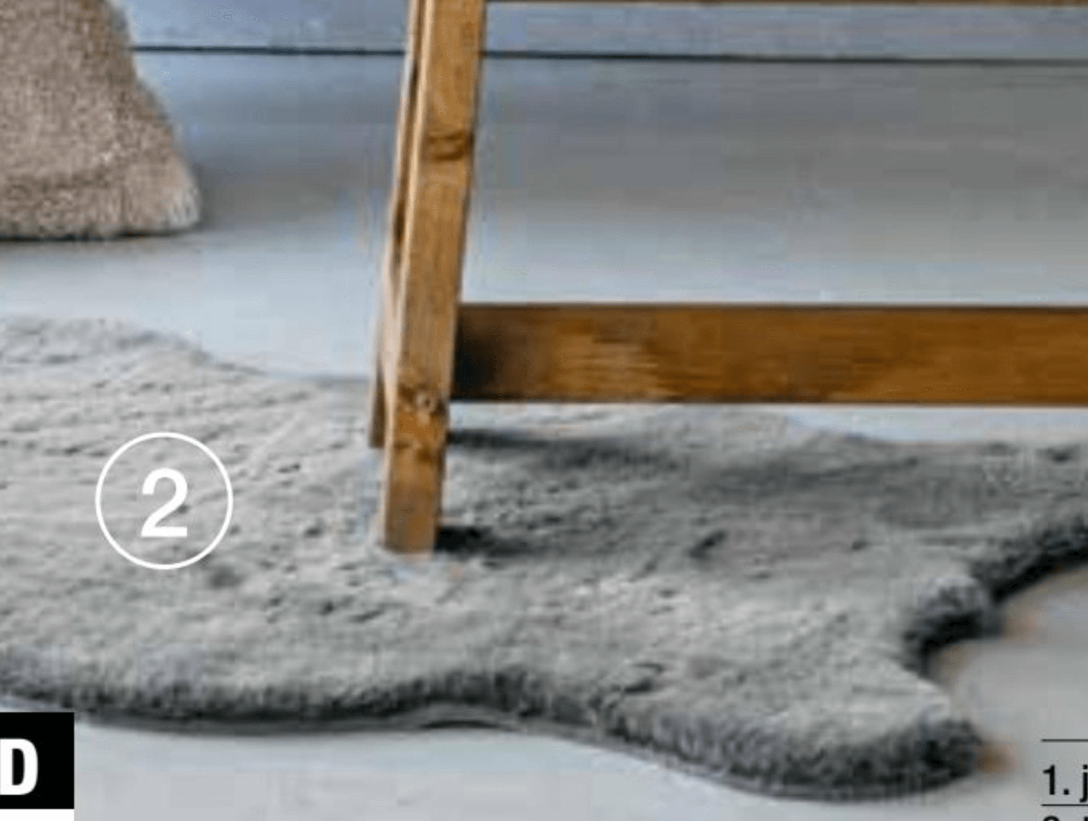 Tepih juniper gin / sheep skin 60 x 90 cm