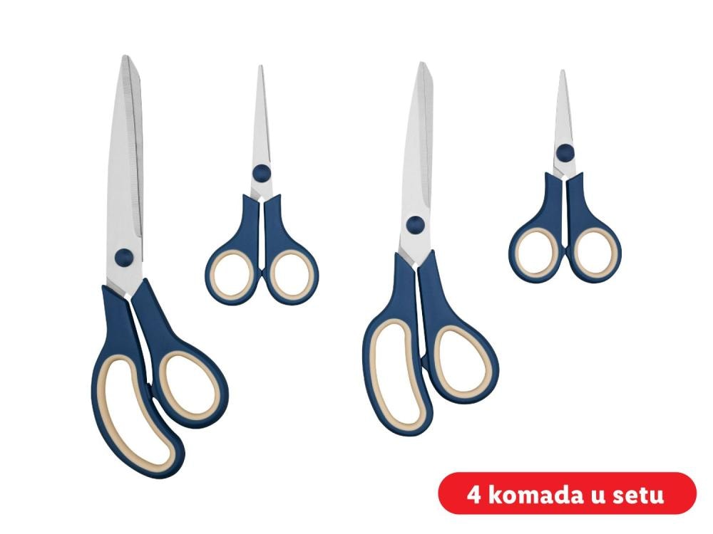 Škare 4 komada u setu