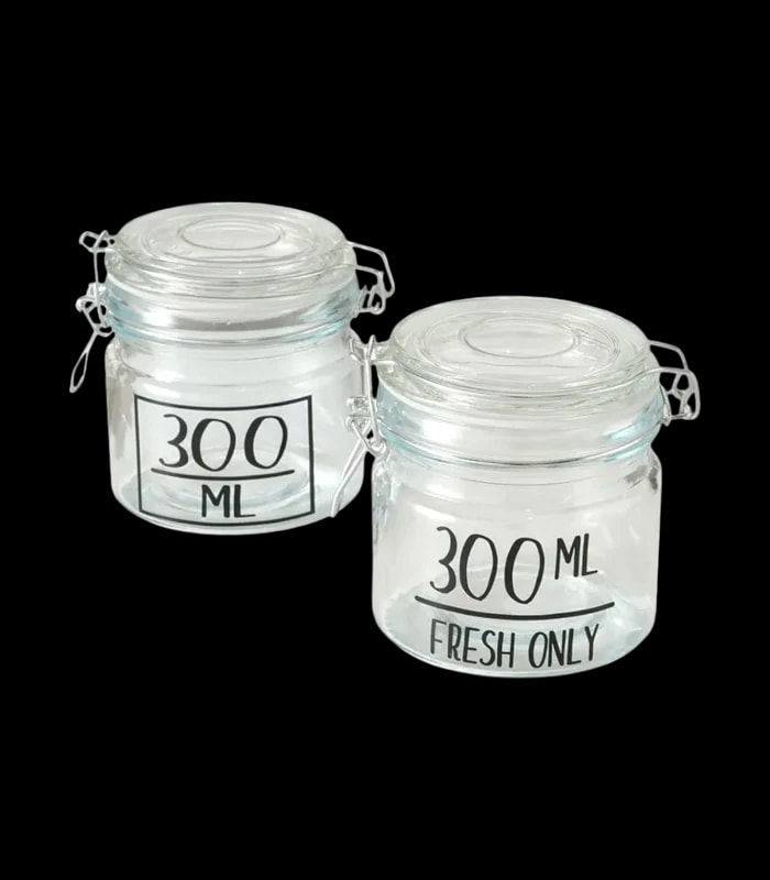 Staklenka s poklopcem 300ml