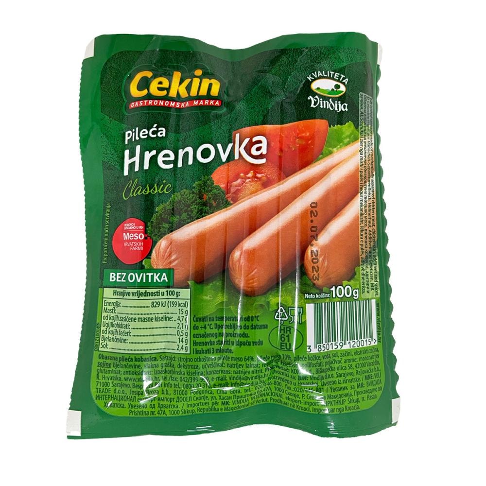 Cekin pileća hrenovka 100 g