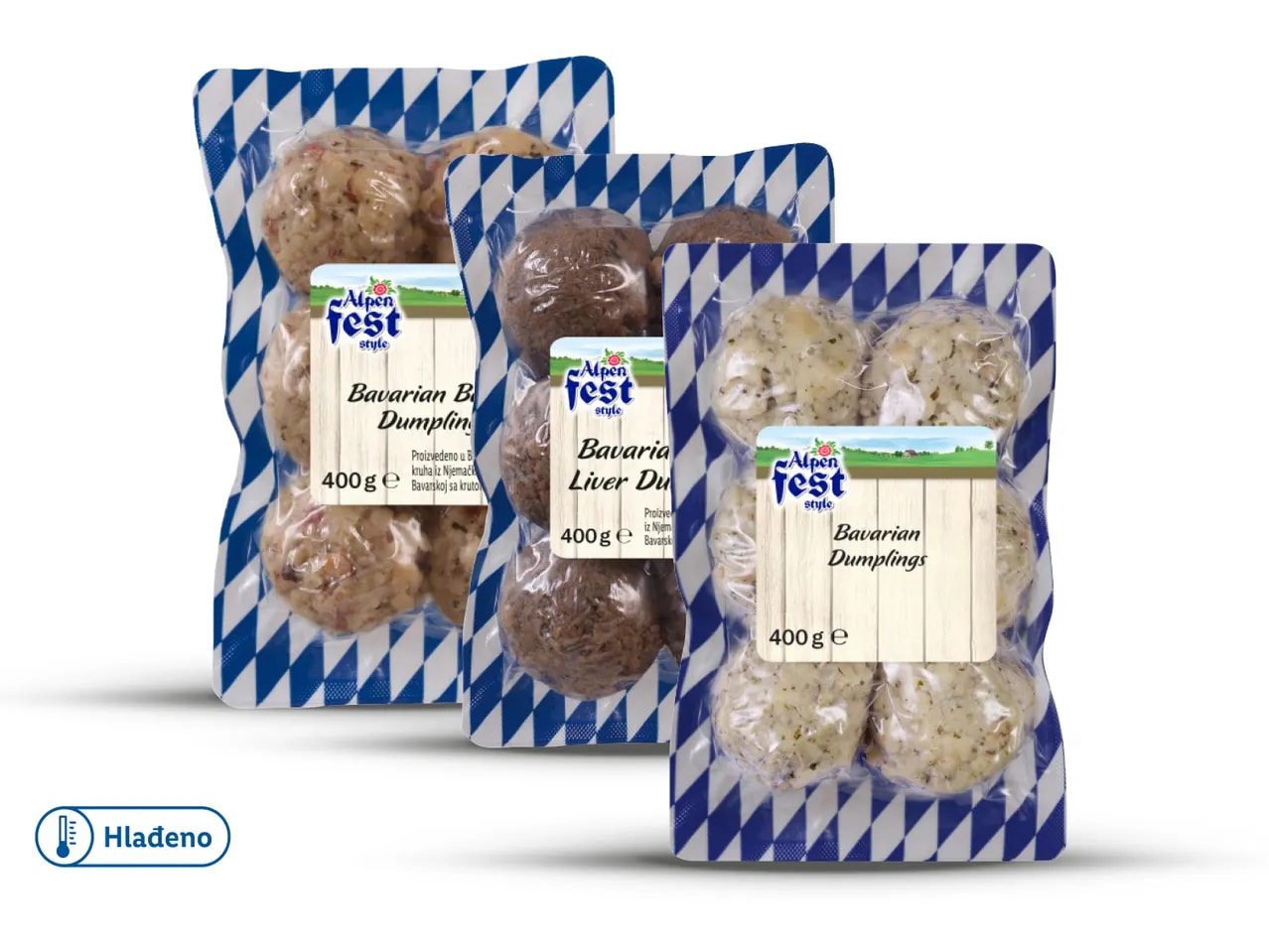 Knedle na bavarski način 400 g