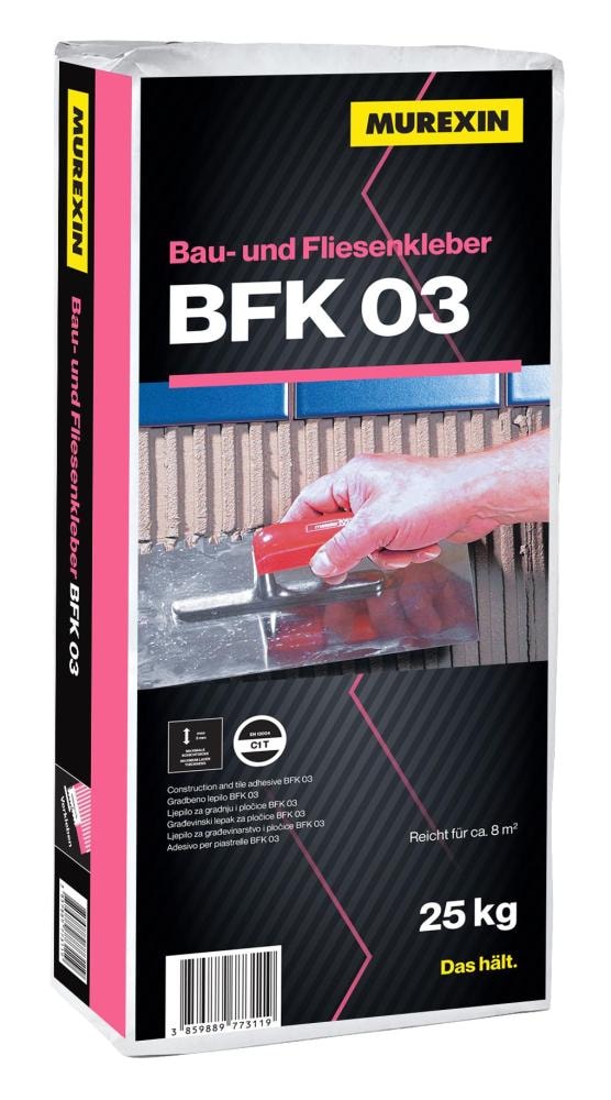 Ljepilo za pločice bfk 03 25 kg