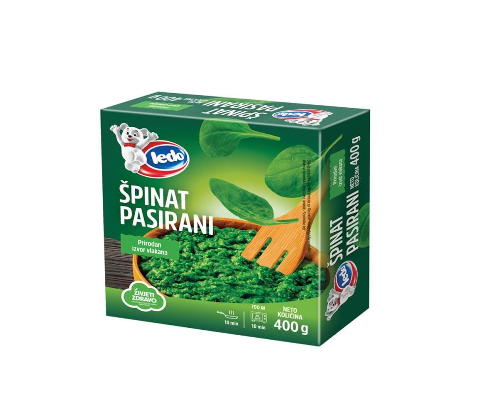 Špinat pasirani 400 g