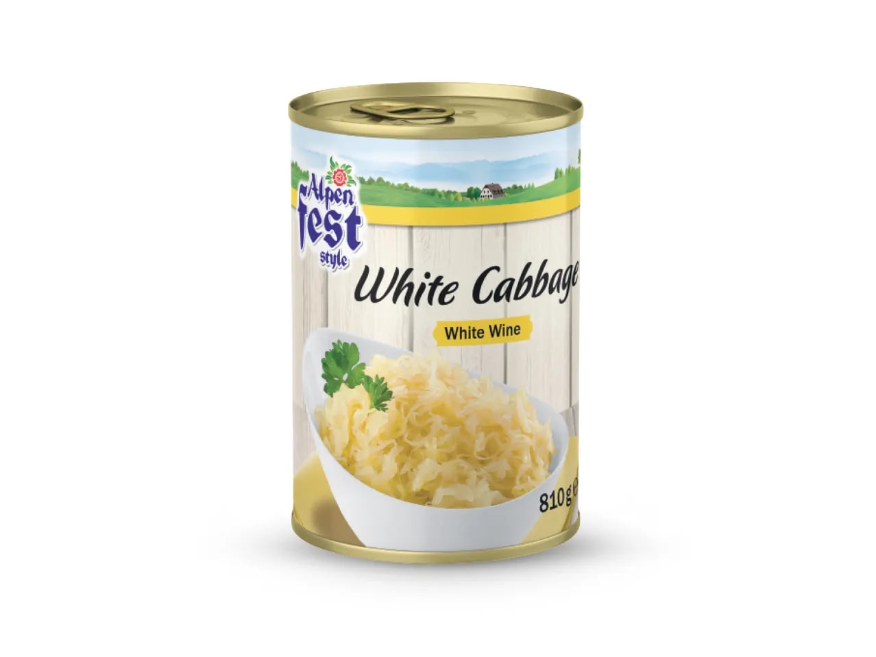 Bijeli kupus u vinu 770 g (ocijeđene mase)