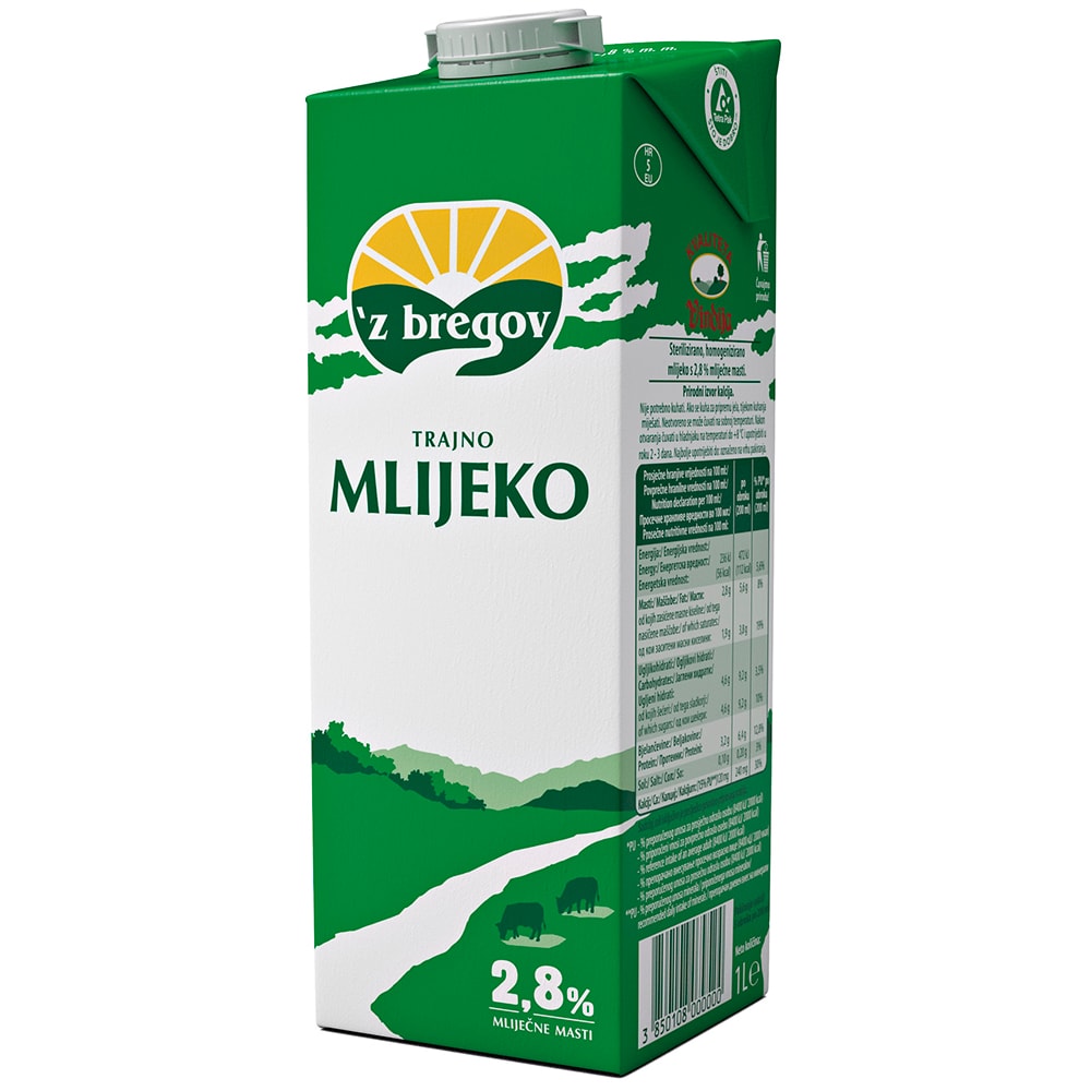 Mlijeko uht 1L