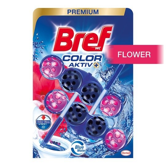 Bref blue aktiv fresh flower wc osvježivač 100 g