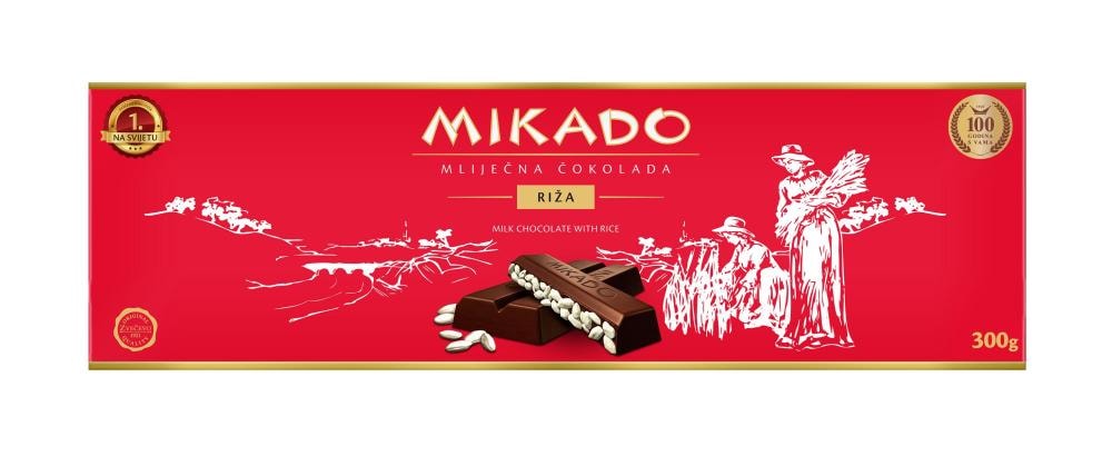 Mikado čokolada 300g