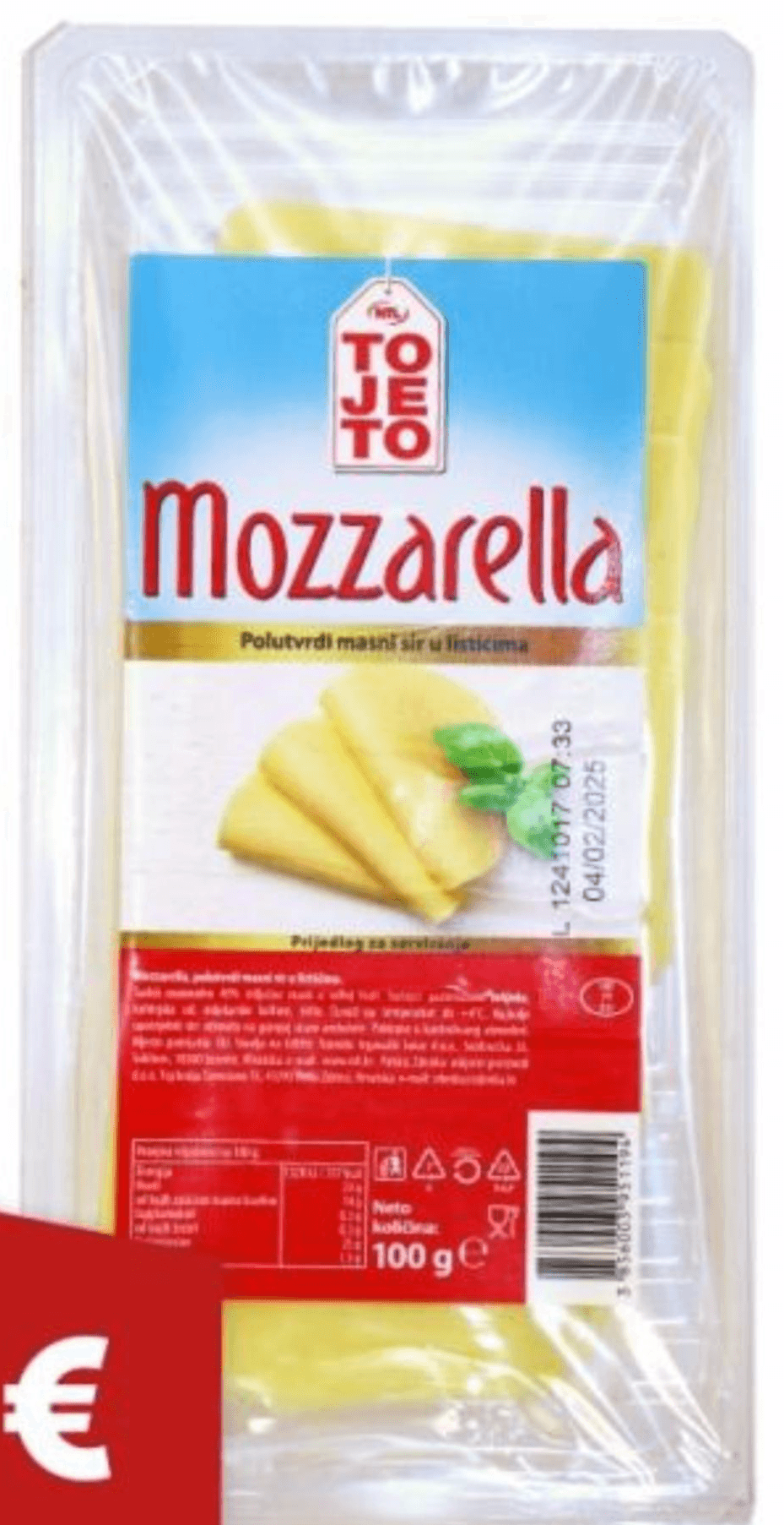 Mozzarella 100 g