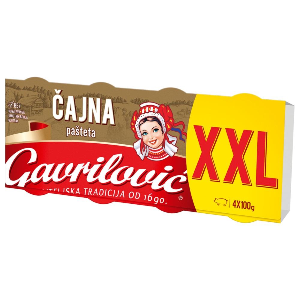 Čajna ili jetrena pašteta 4x 100 g