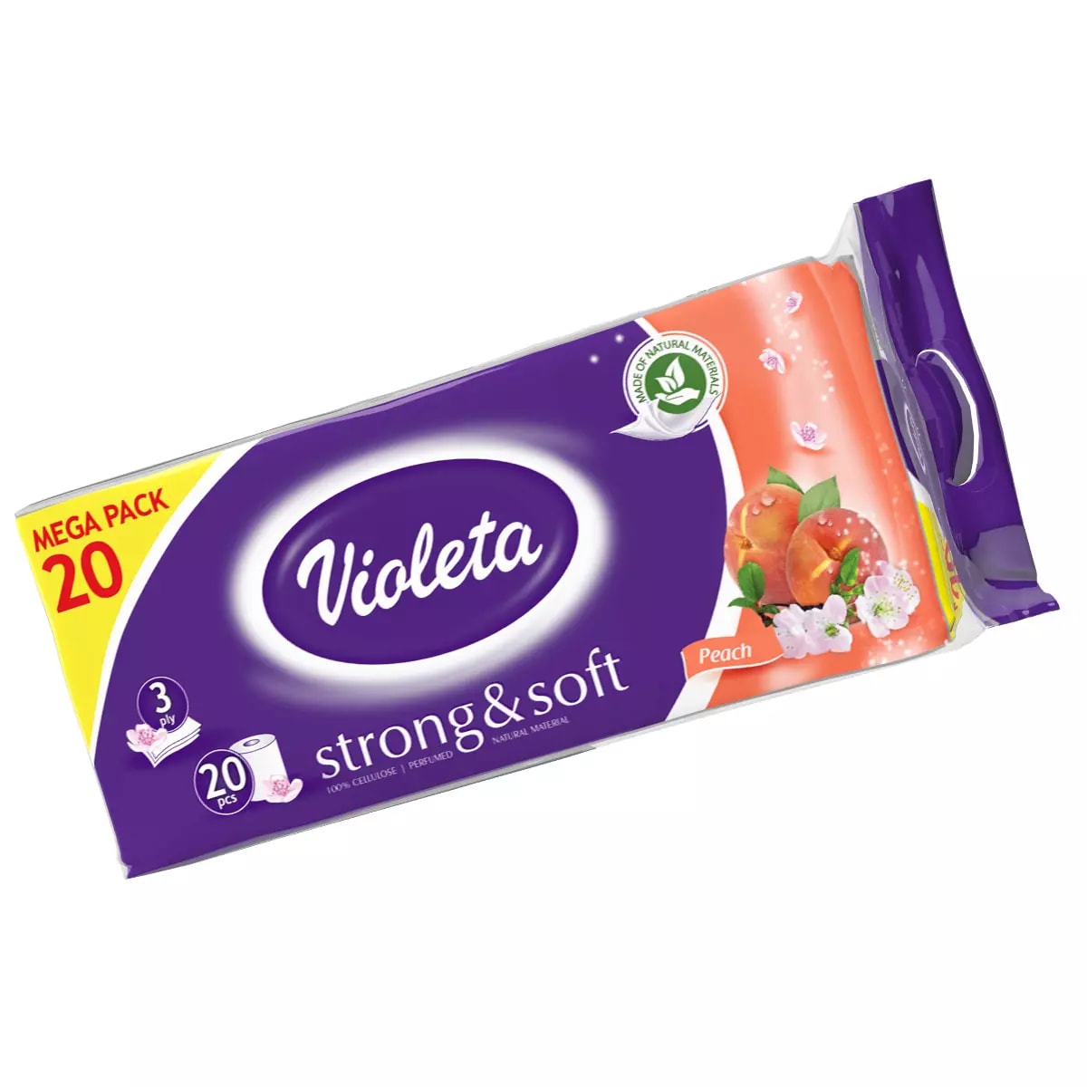 Toaletni papir breskva troslojni 20 kom