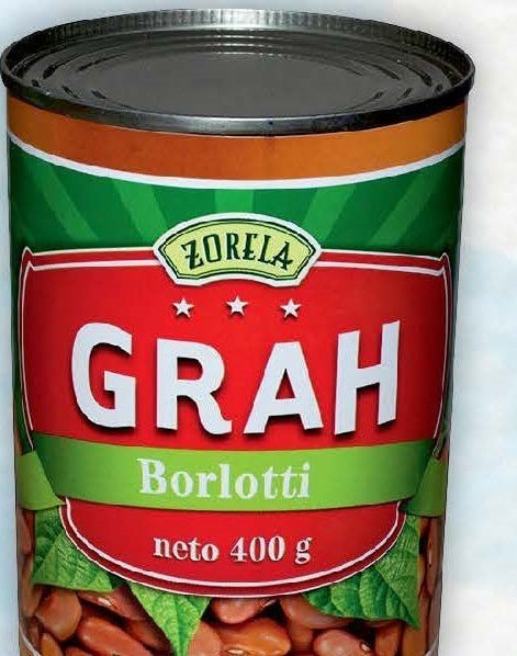 Zorela grah 800 g