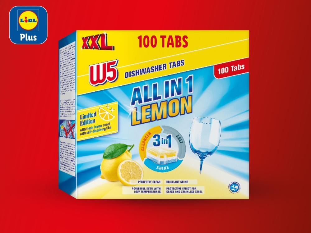 Tablete za perilicu posuđa 100 tabs, 100 x 15.25 g