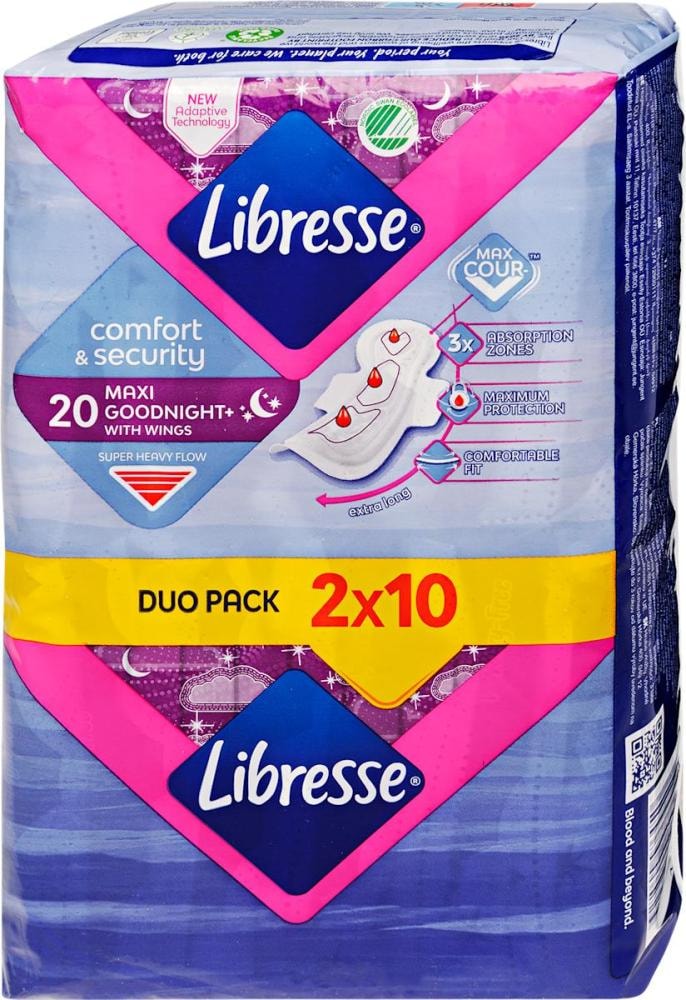Goodnight higijenski ulošci s krilcima 20 kom. Libresse