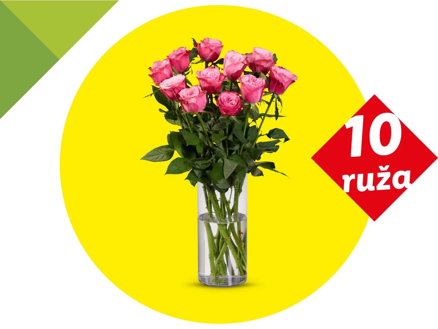 Ruže rezane 10 ruža