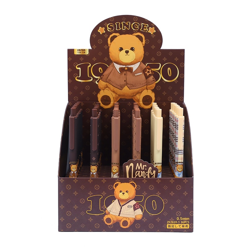 Gel olovka nandy bear ili space team 1 kom