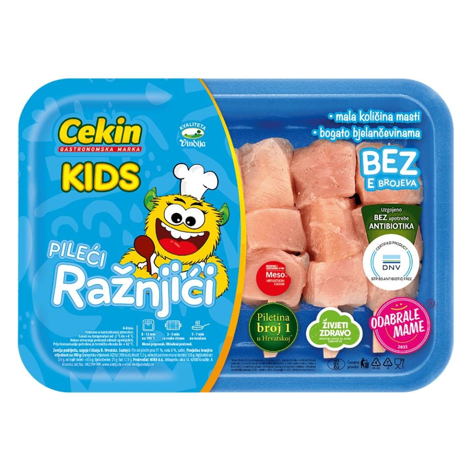 Pileći ražnjići kids 450g