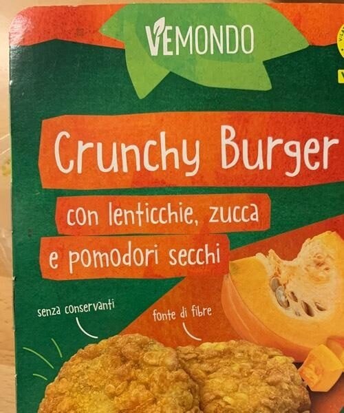 Crunchy burger