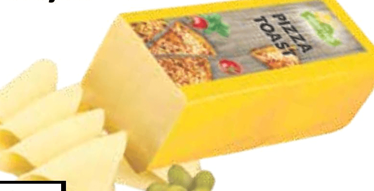 Polutvrdi sir na bazi biljnih masti pizza toast rfs