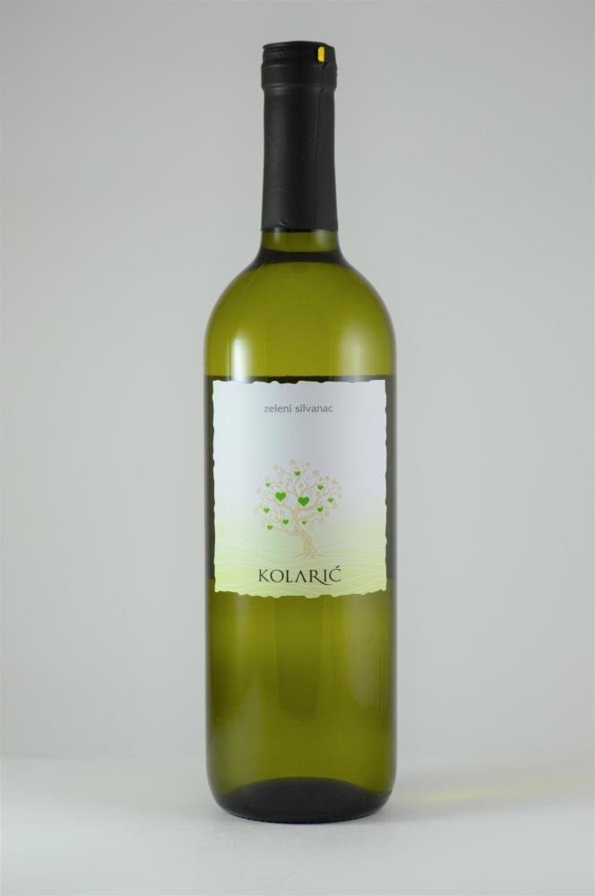 Vino kolarić zeleni silvanac 0,75 L