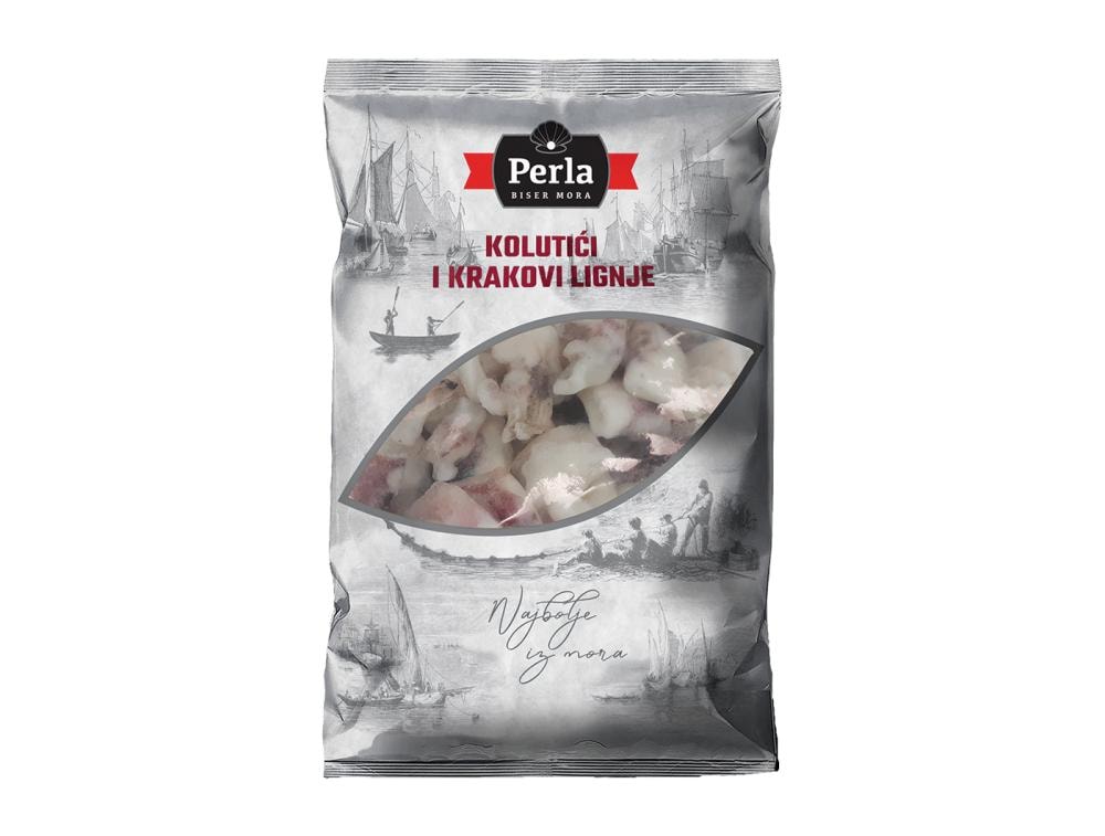 Kolutići i krakovi lignje 350 g