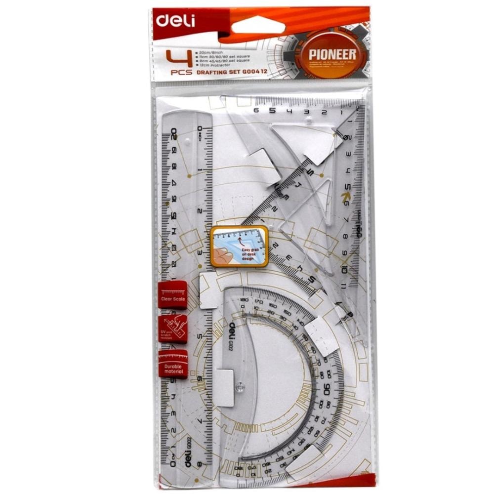 Pioneer drafting set 4 PCS