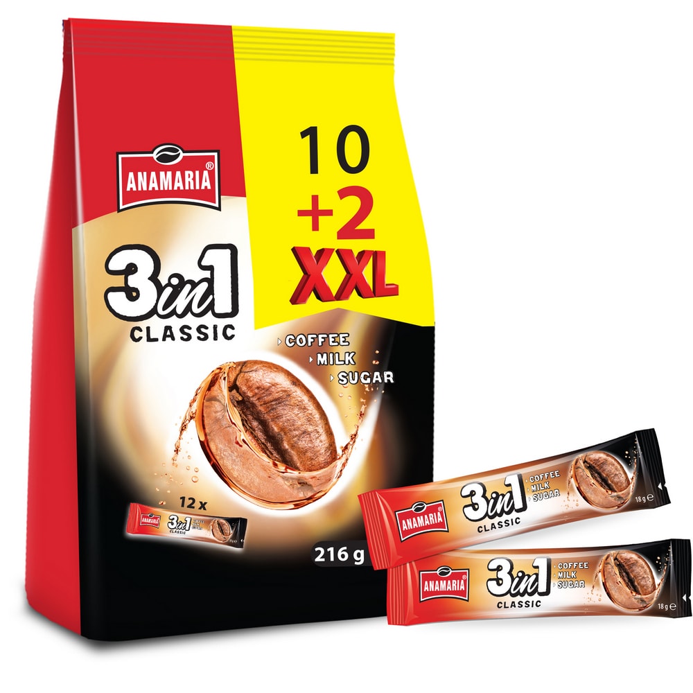 Anamaria kava instant 3u1 xxl 216g