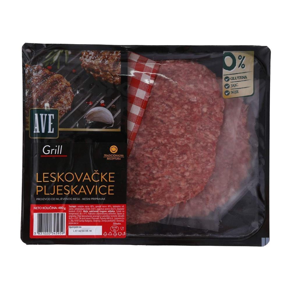 Leskovačka pljeskavica 480g