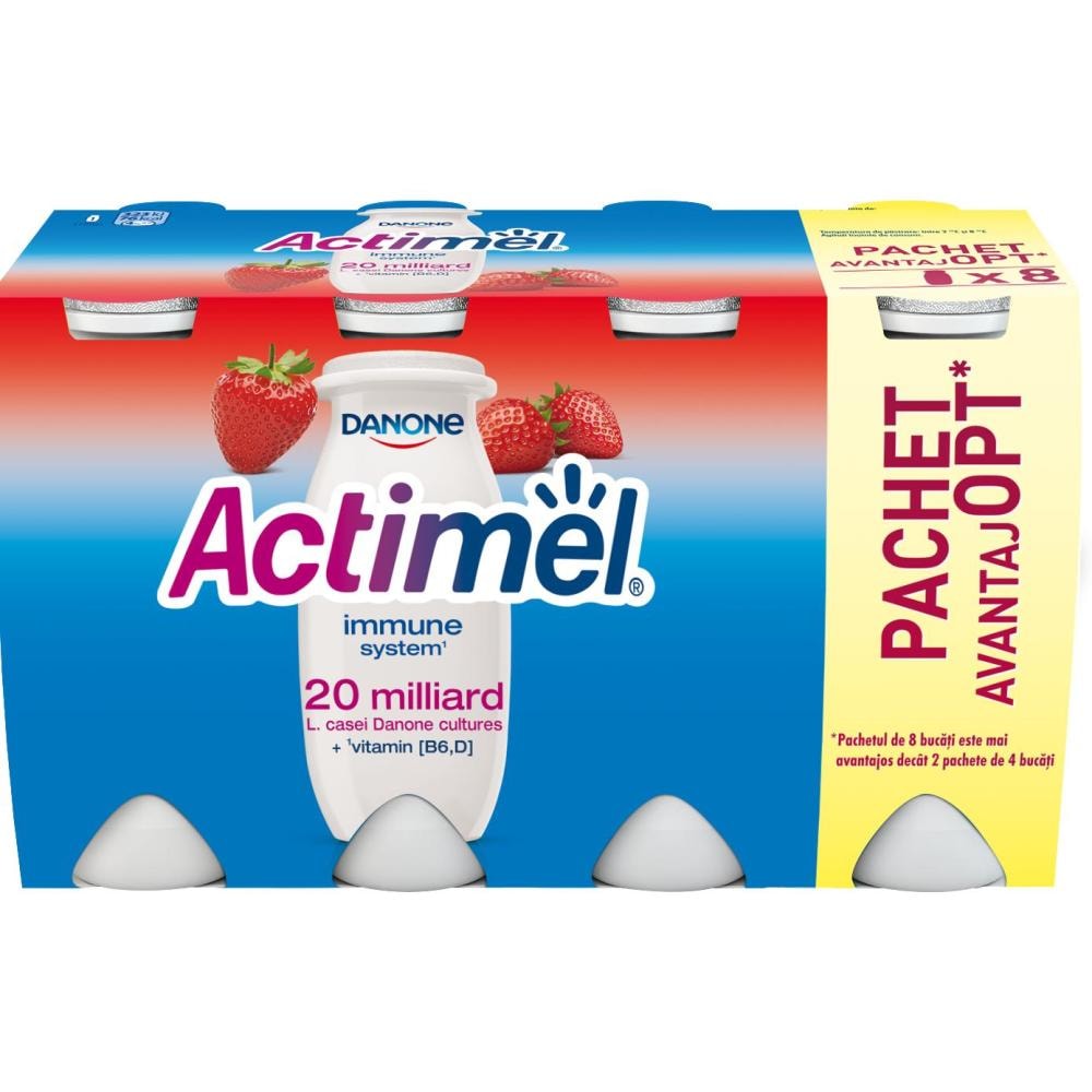 Jogurt jagoda 8 x 100 g