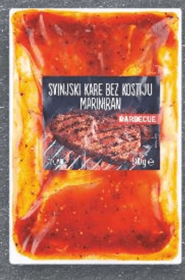 Svinjski kare bez kosti u barbecue marinadi 800 g