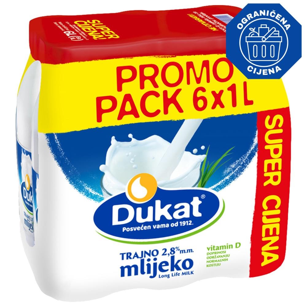 Trajno mlijeko 6x1l
